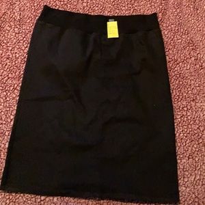 Comfortable Black Blue Jean skirt!